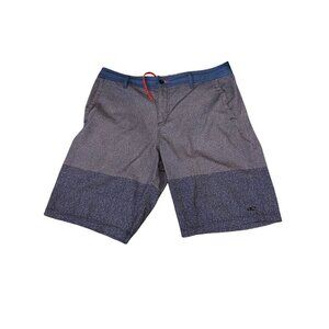 ONeill Mens Hybrid Swim Shorts Size 36 Blue & Gray Two-Tone